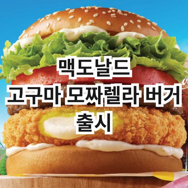 고구마 모짜렐라 버거