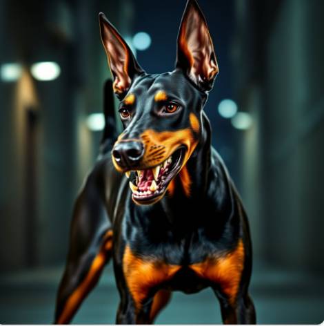 백내장 수술후 회복중인 반려견