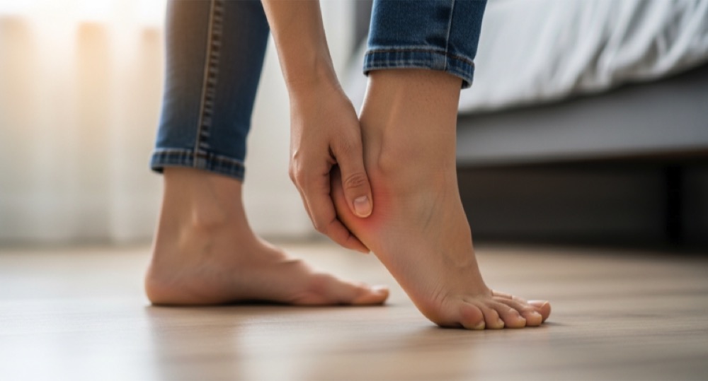 첫발 디딜 때 통증