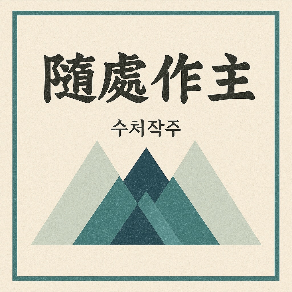 수처작주 이미지