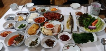 숯불보리굴비정식