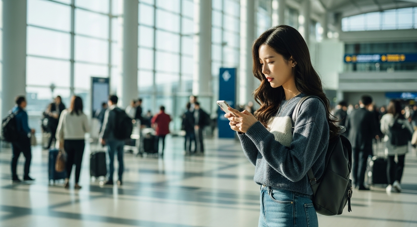 해외여행 시 통신사 로밍 vs 현지 유심 vs eSIM 가격 및 데이터 용량 비교. 국내 여행 시 공공 와이파이존 위치 확인