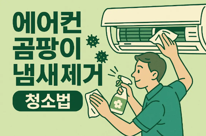 에어컨-곰팡이-냄새-제거-청소법