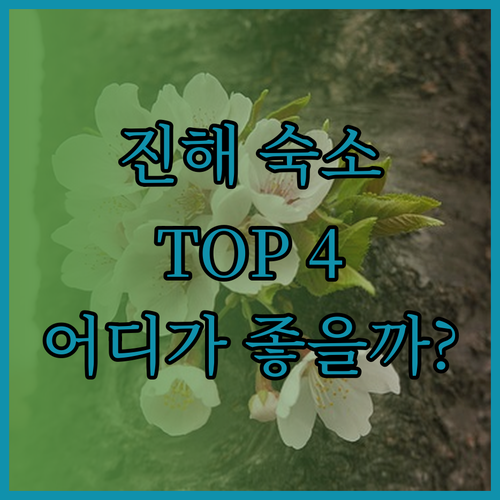 진해 벚꽃 시즌 숙소, 어디가 좋을까