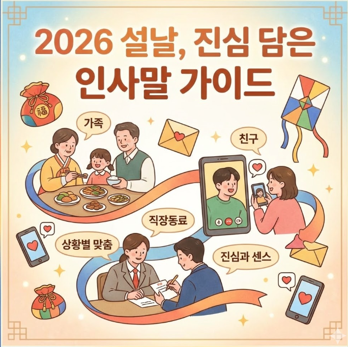 구정 인사말 좋은글 덕담 총정리