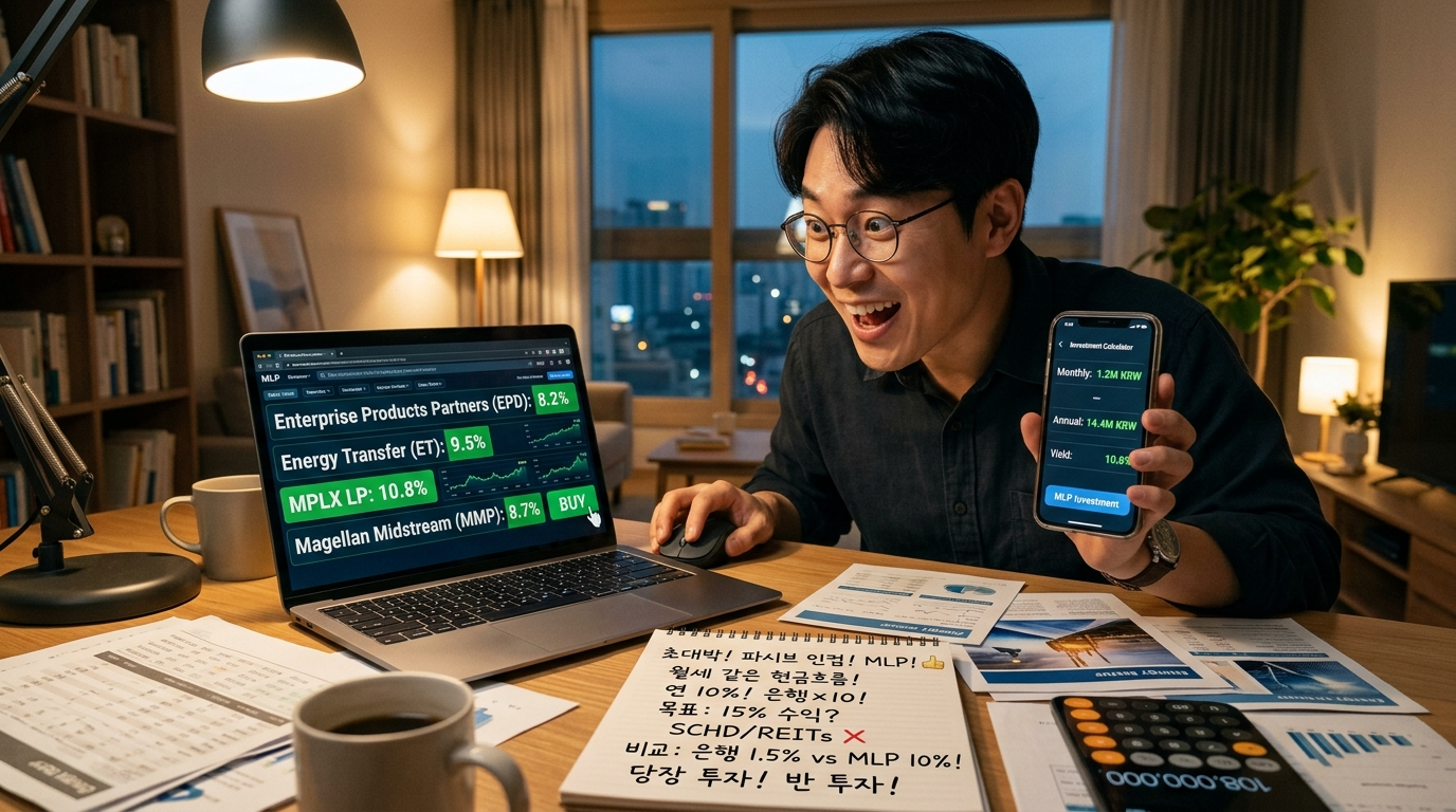 MLP 고수익률 유혹 10프로 흥분