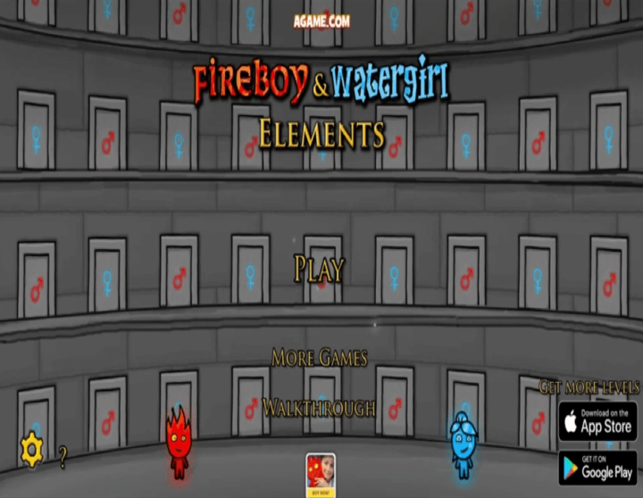 2인용-물불게임-엘레먼트-메인-화면