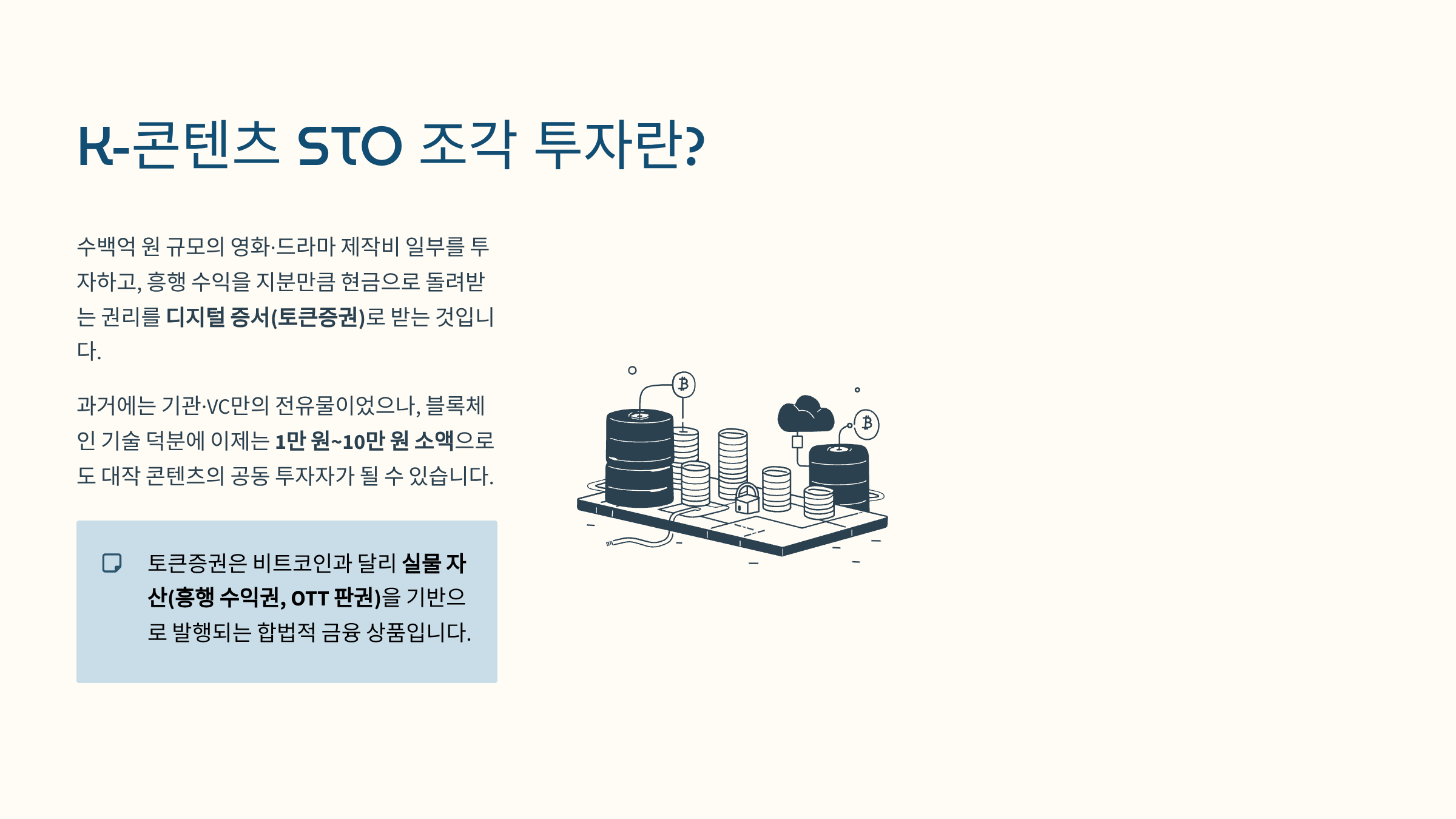 K-콘텐츠 STO 조각투자란 무엇인가?