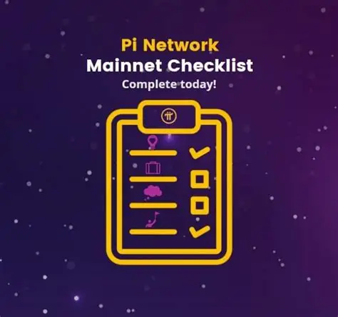 파이코인 체크리스트