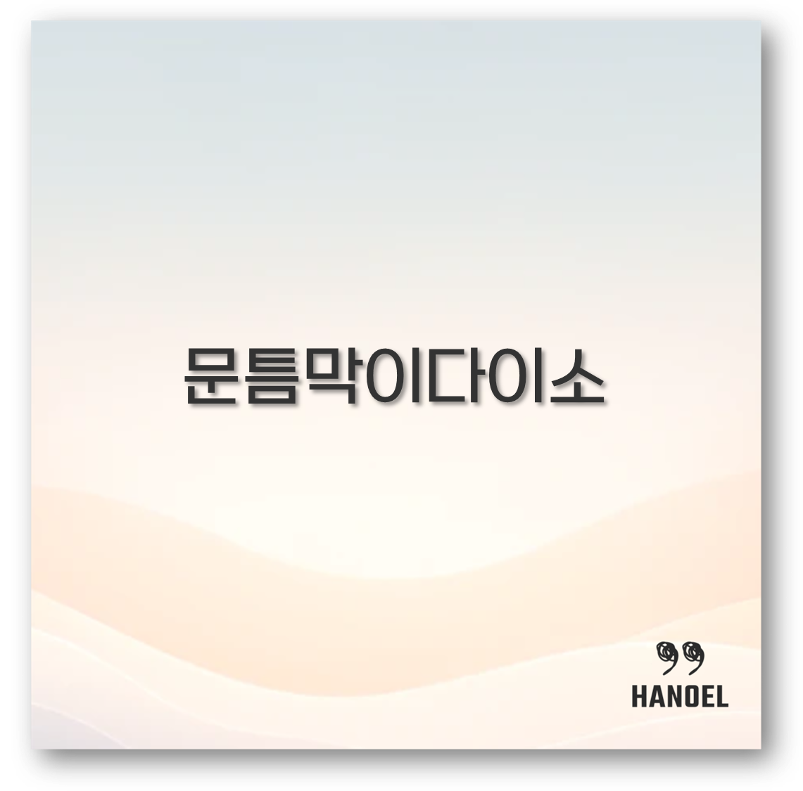 문틈막이다이소