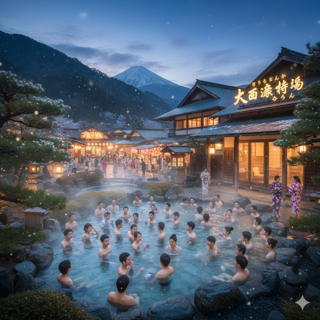 진정한 휴식 힐링을 즐길수있는 온천