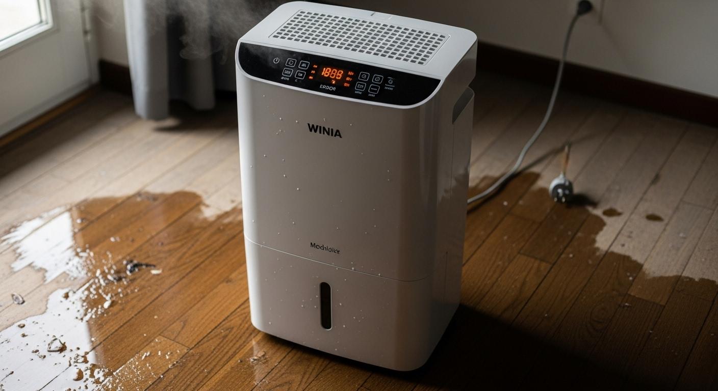 위니아 제습기 고장 증상