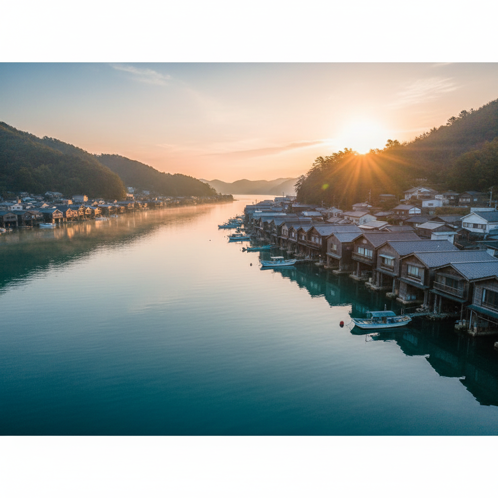 한적한 분위기에 일본 이네노후나야