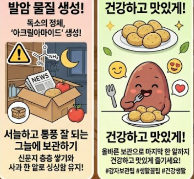 감자 보관법
