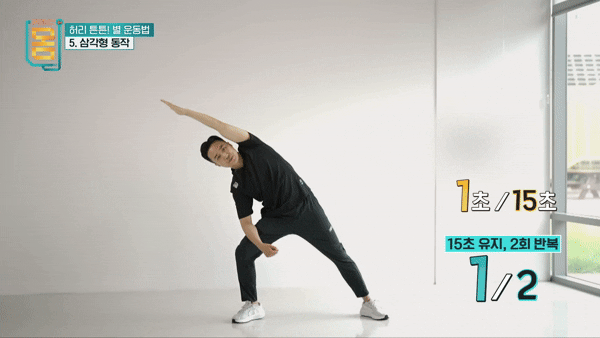 삼각형 동작 영상