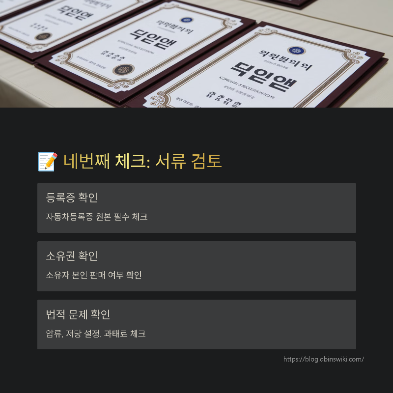 중고차 구매 +팁