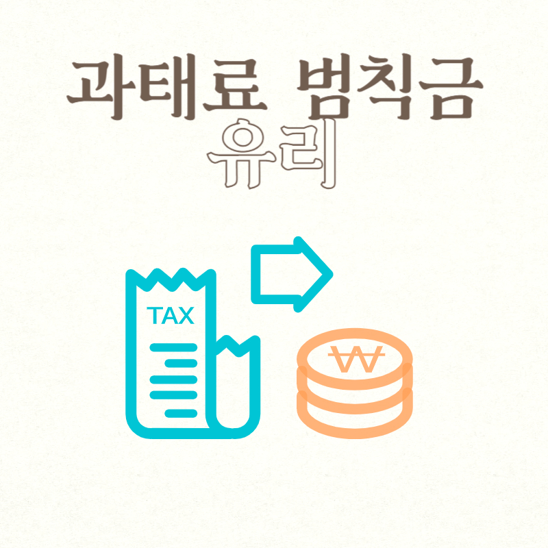 과태료 범칙금 유리