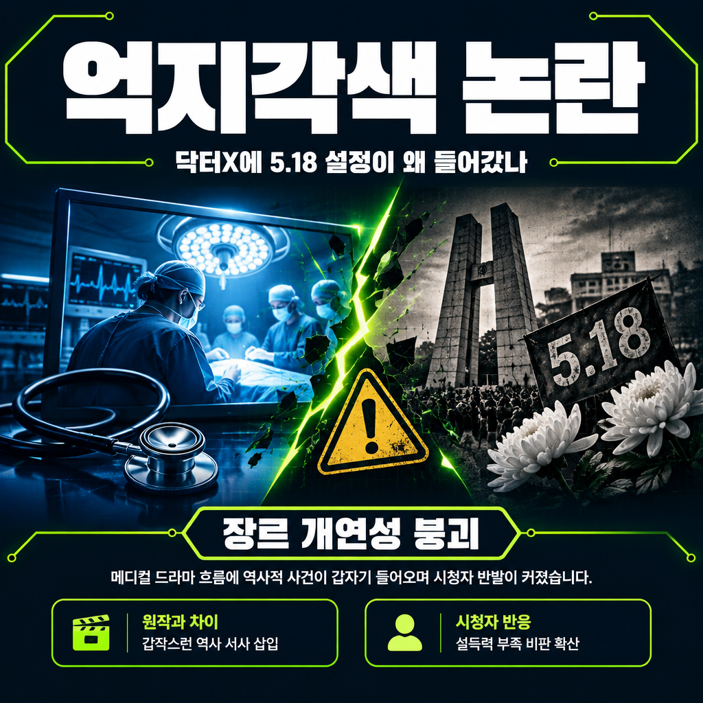 억지각색 논란