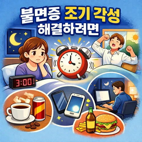 불면증 조기 각성 해결하려면 썸네일
