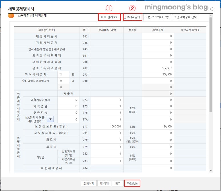 종합소득세 신고시 사업소득과 근로소득 합산하는 방법
