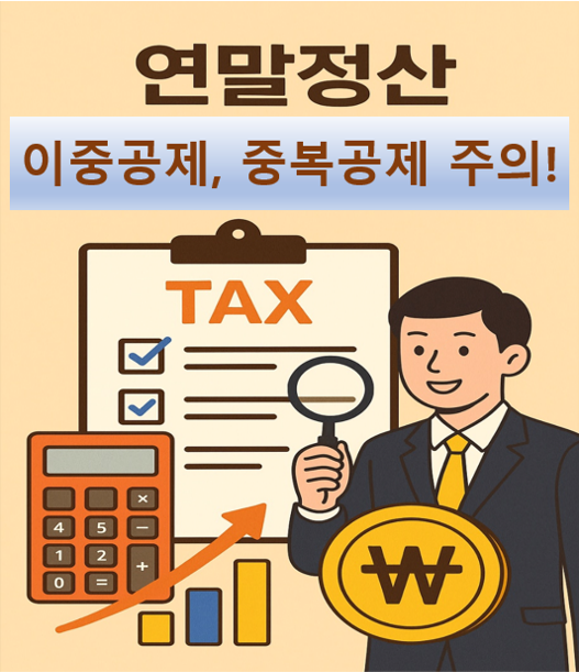 중복공제, 과다공제 등 연말정산시 주의 해야 할 주요 항목들(실무자가 알려주는 연말정산 가이드)