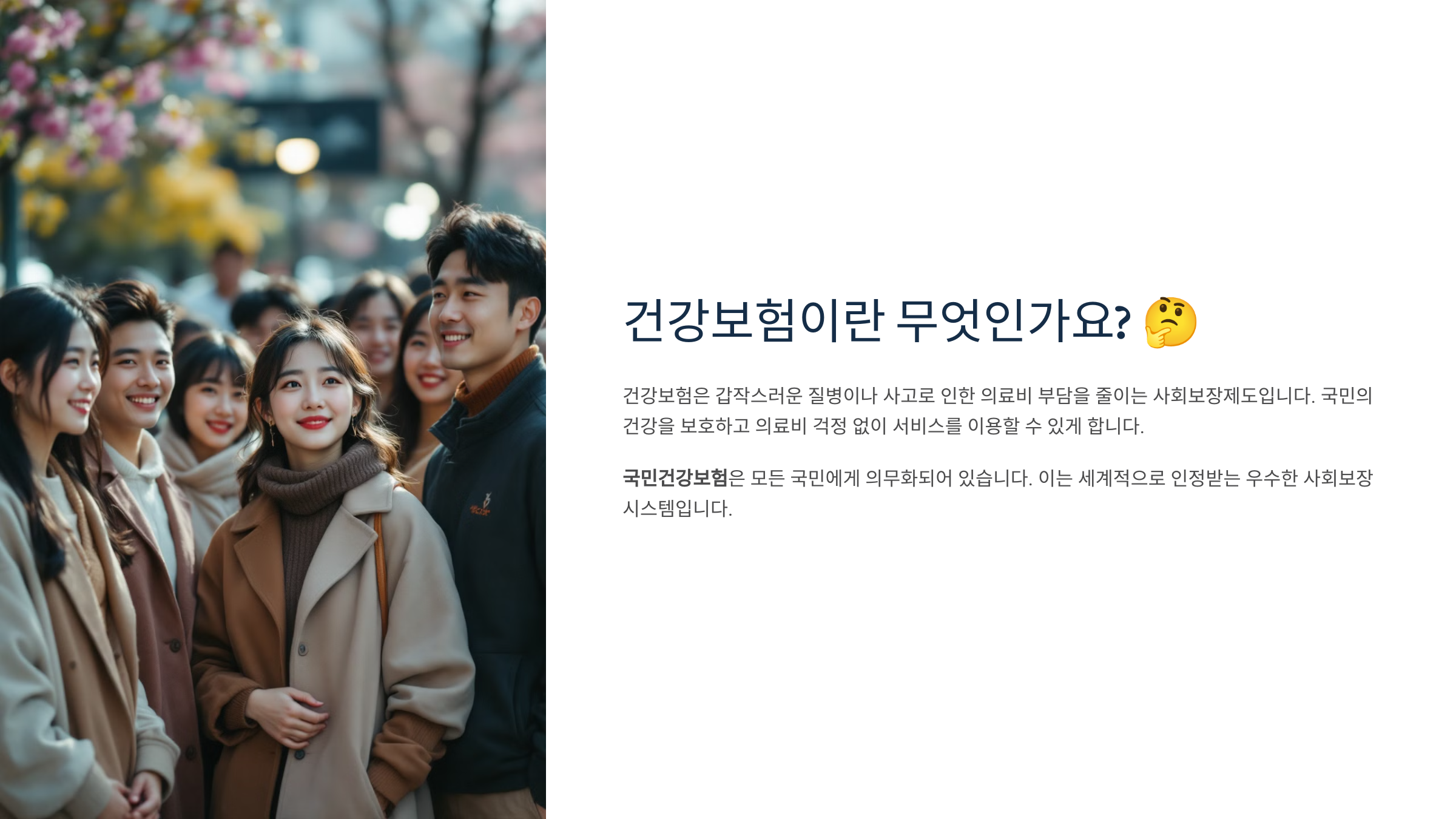 건강보험이란 무엇인가요? 건강보험의 기본 개념과 중요성