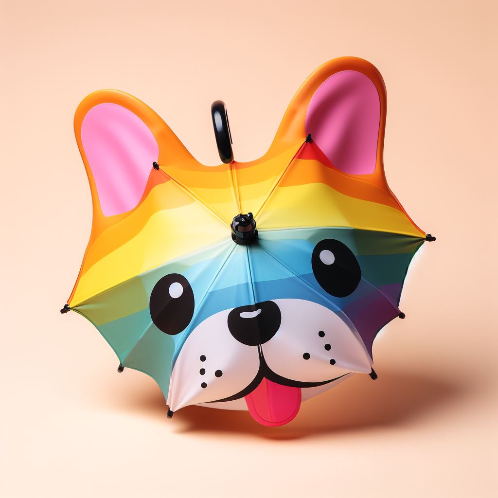 강아지 모양 우산