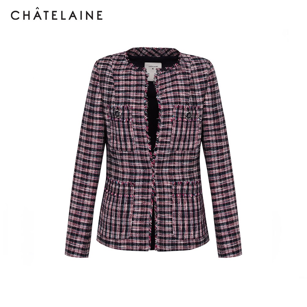 샤트렌 tv쇼핑 럭셔리 카라리스 트위드 재킷