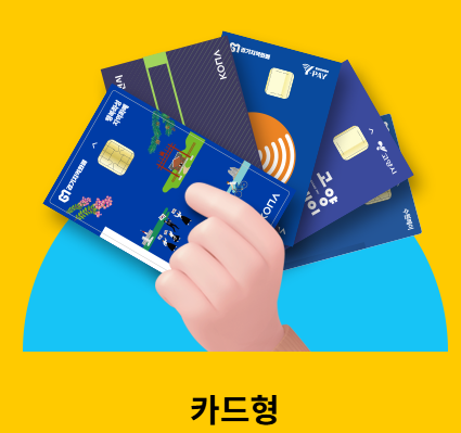 경기지역화폐: 삼성페이, 카카오페이, 실물카드형