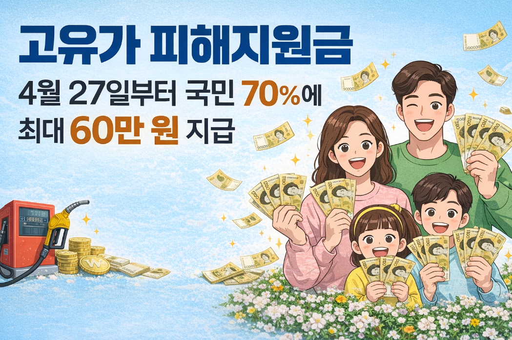고유가 피해지원금 최대 60만원, 나도 받을 수 있나요?