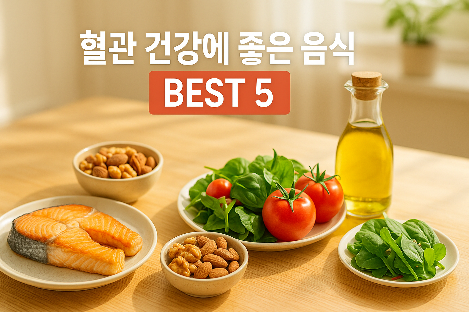 혈관 건강에 좋은 음식들
