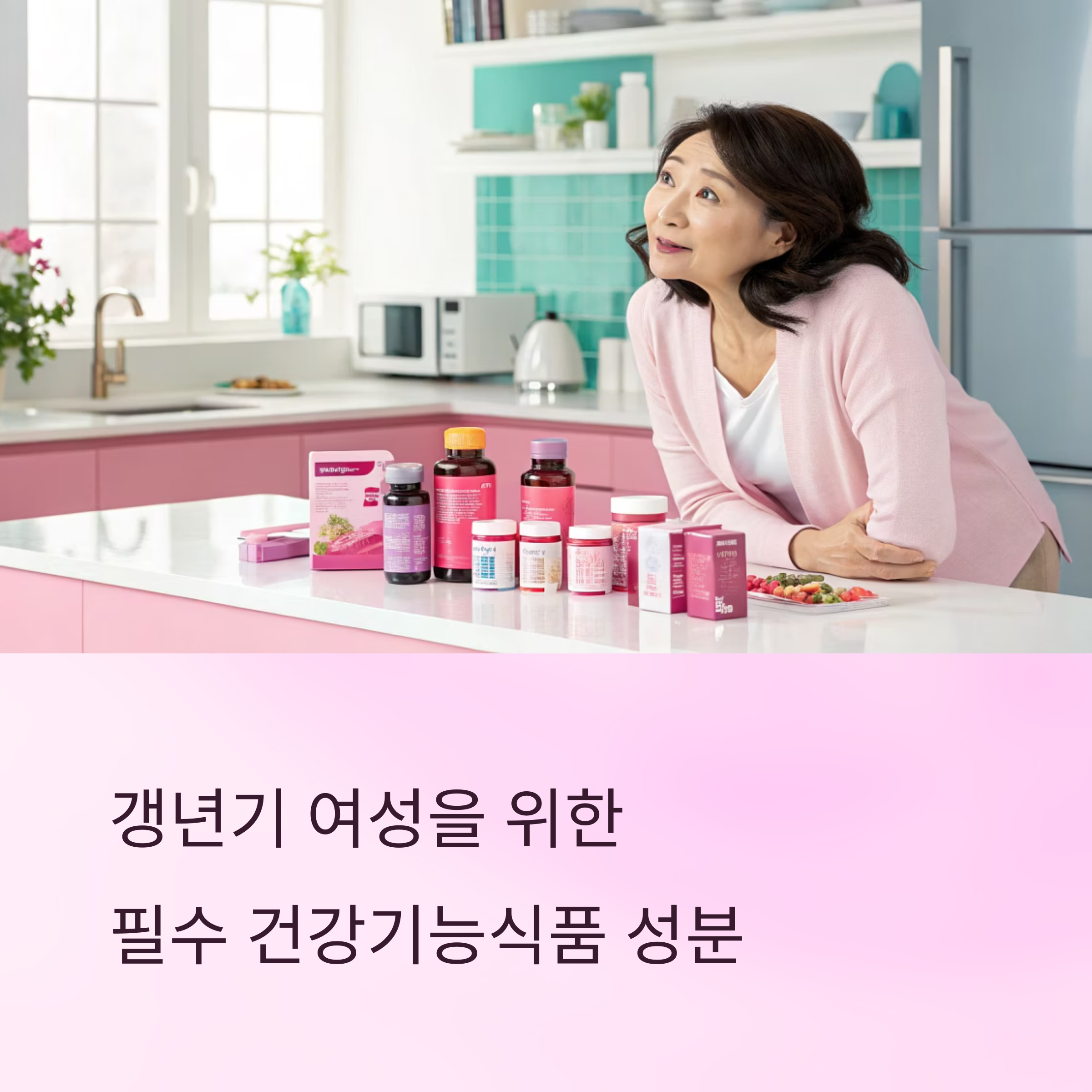 갱년기 여성에게 꼭 필요한 건강기능식품 성분은?