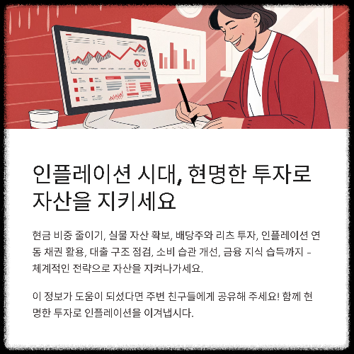 치솟는 물가 속, 당신의 자산을 지키는 생존 투자 전략