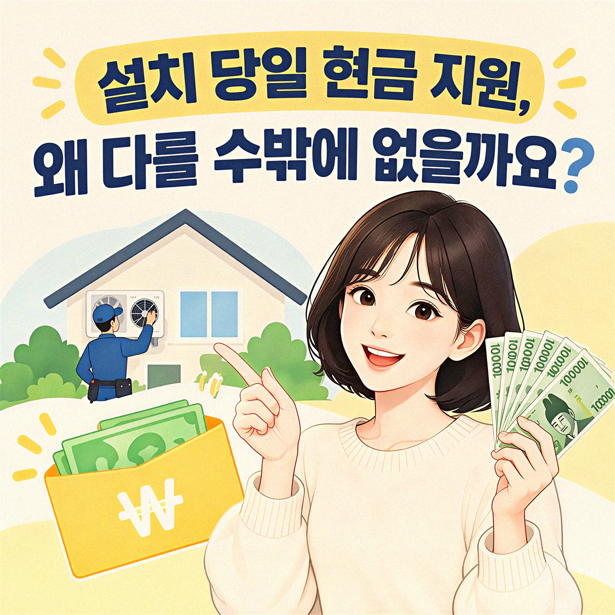 인터넷 신청, 설치 당일 현금 지원 받을 때 이것만은 꼭 확인하세요