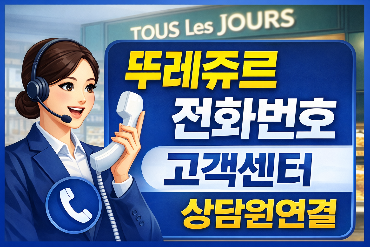 뚜레쥬르 전화번호 고객센터