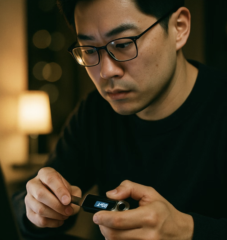 오프라인에서 서명하고, 온라인으로 전송한다