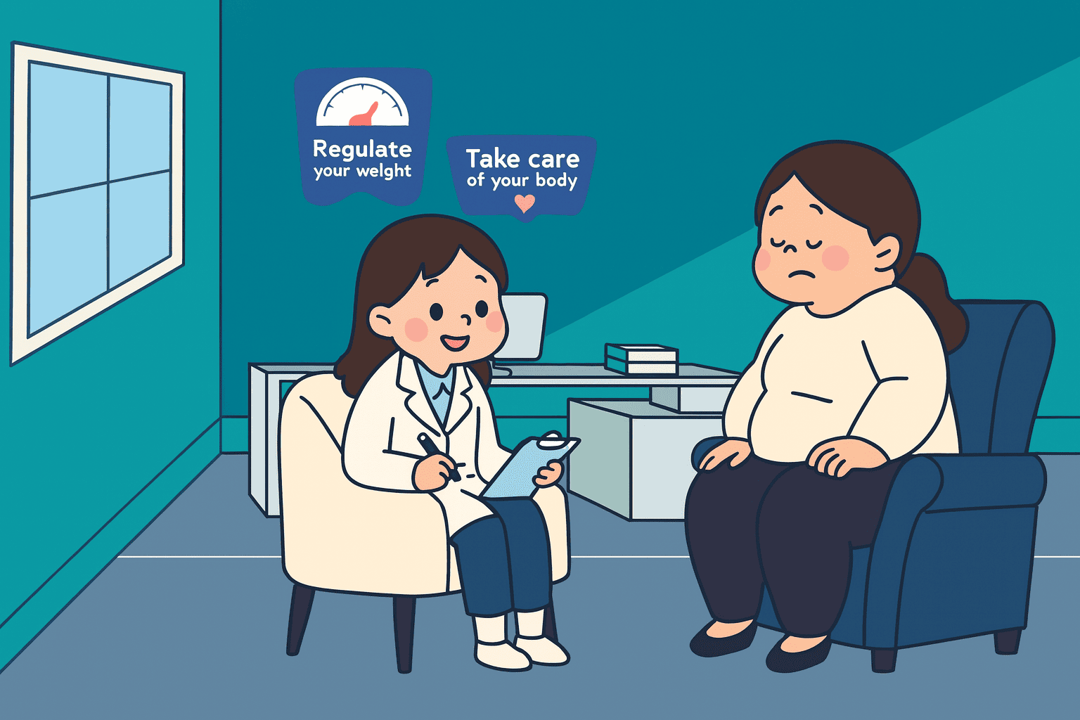 비만 관리 전략 관련되는 사진