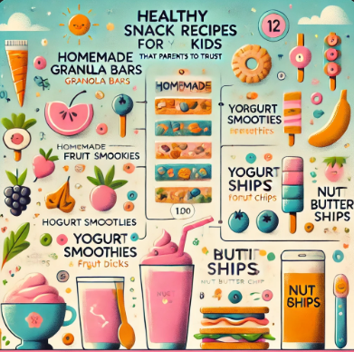 아이들 건강 간식: 안심하고 먹일 수 있는 레시피 관련 사진