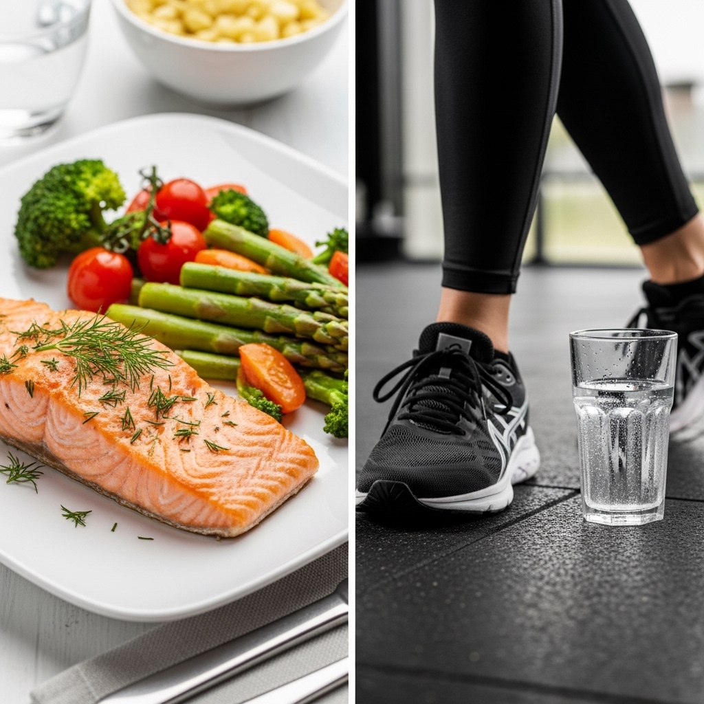 혈액순환을 돕는 건강한 식단과 운동 습관의 조화