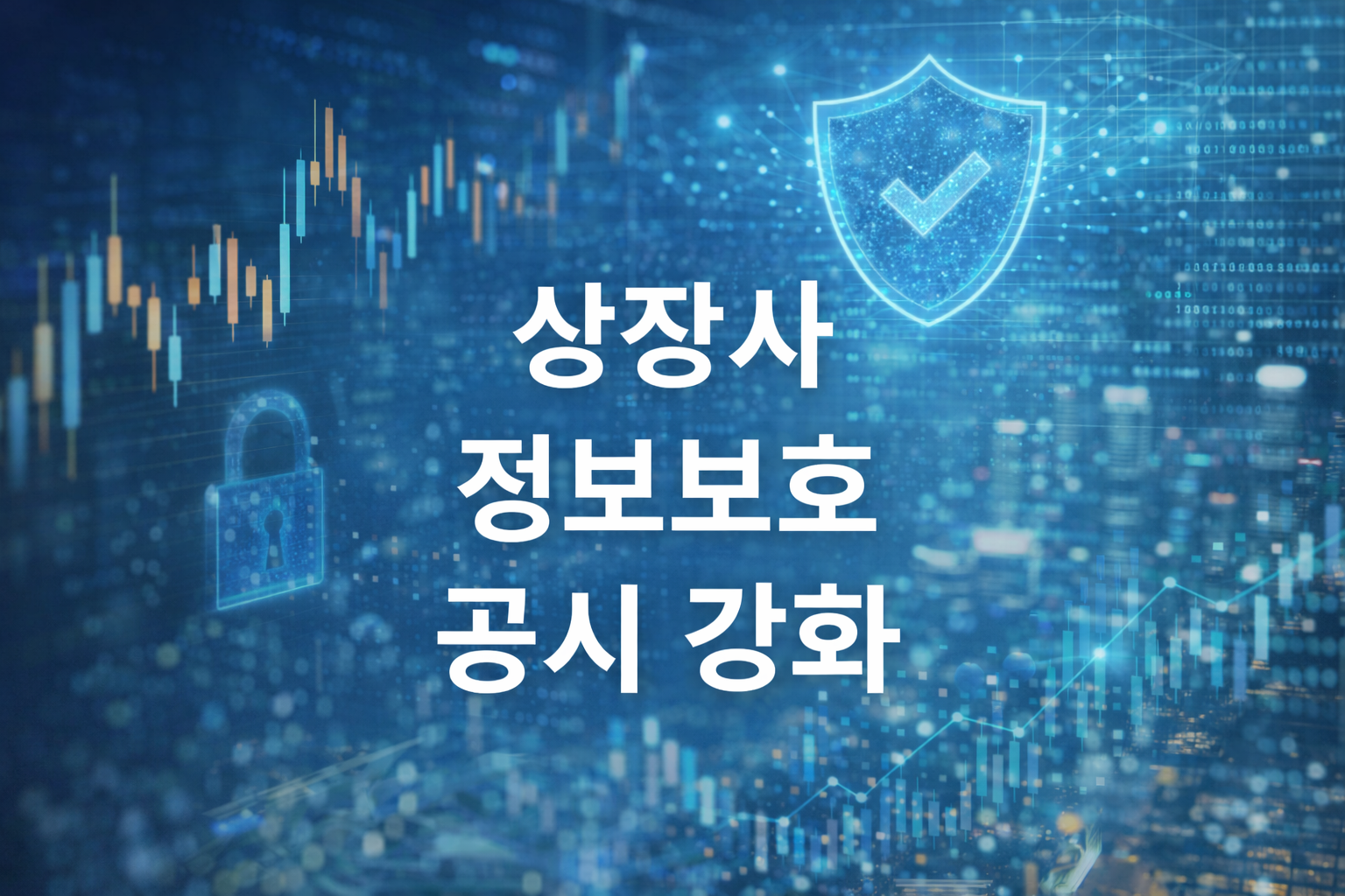 정보보호 공시 의무 확대 정리|상장사 보안 책임 이렇게 달라져요