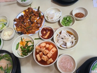 오징어불고기 돼지불고기