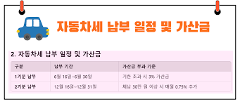 자동차세