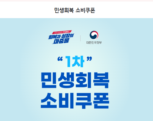 소비쿠폰 국민카드로 신청 후기