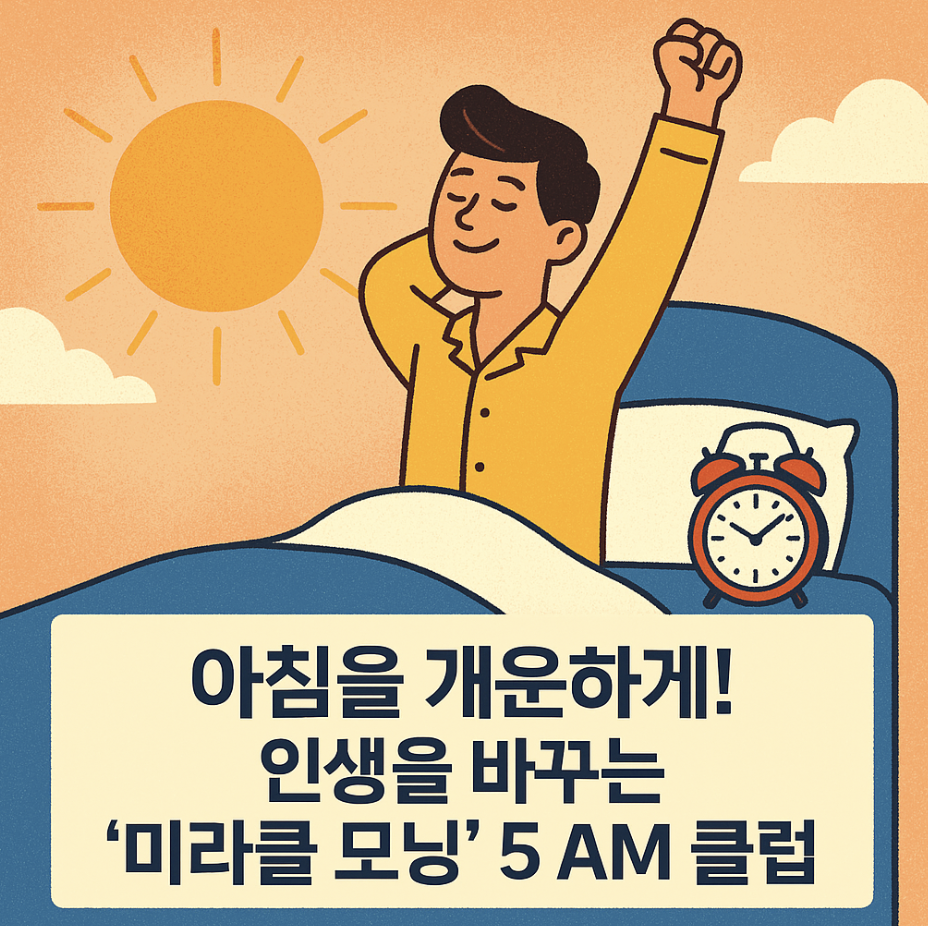아침을 개운하게! 인생을 바꾸는 '미라클 모닝' 5 AM 클럽