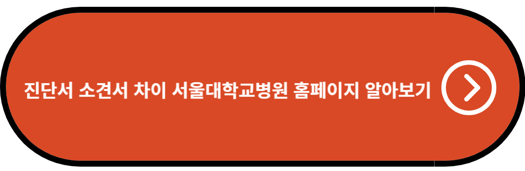 진단서 소견서 차이 서울대학교병원 홈페이지 알아보기