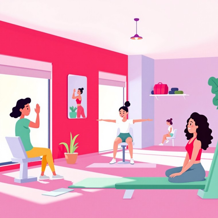 헬스하는 근로소득자들