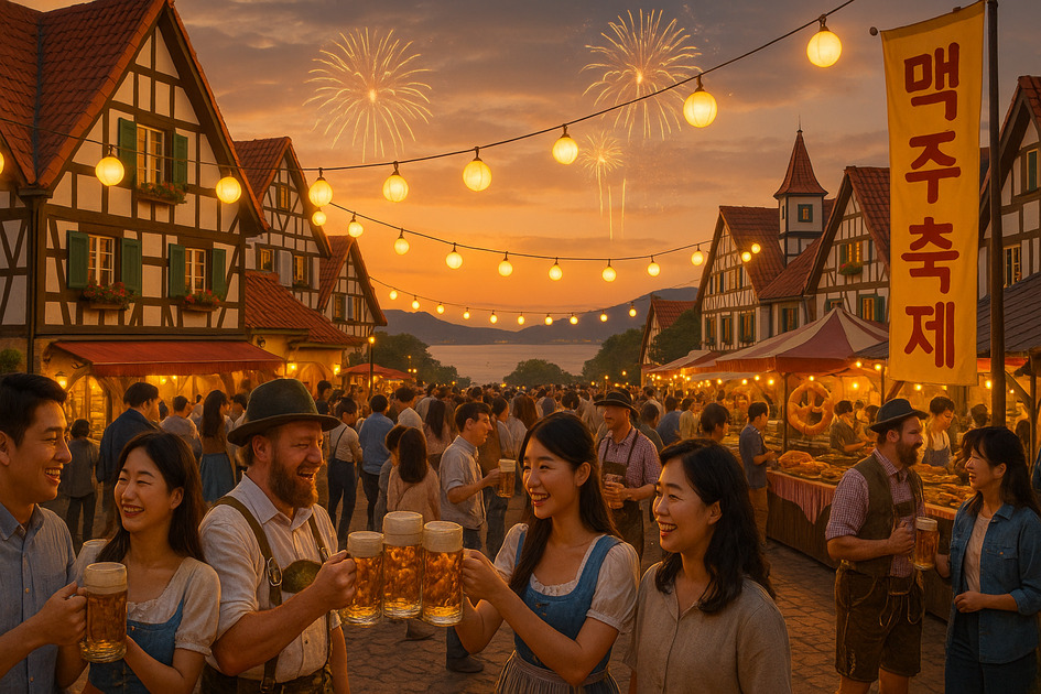 남해 독일마을 맥주축제 이미지