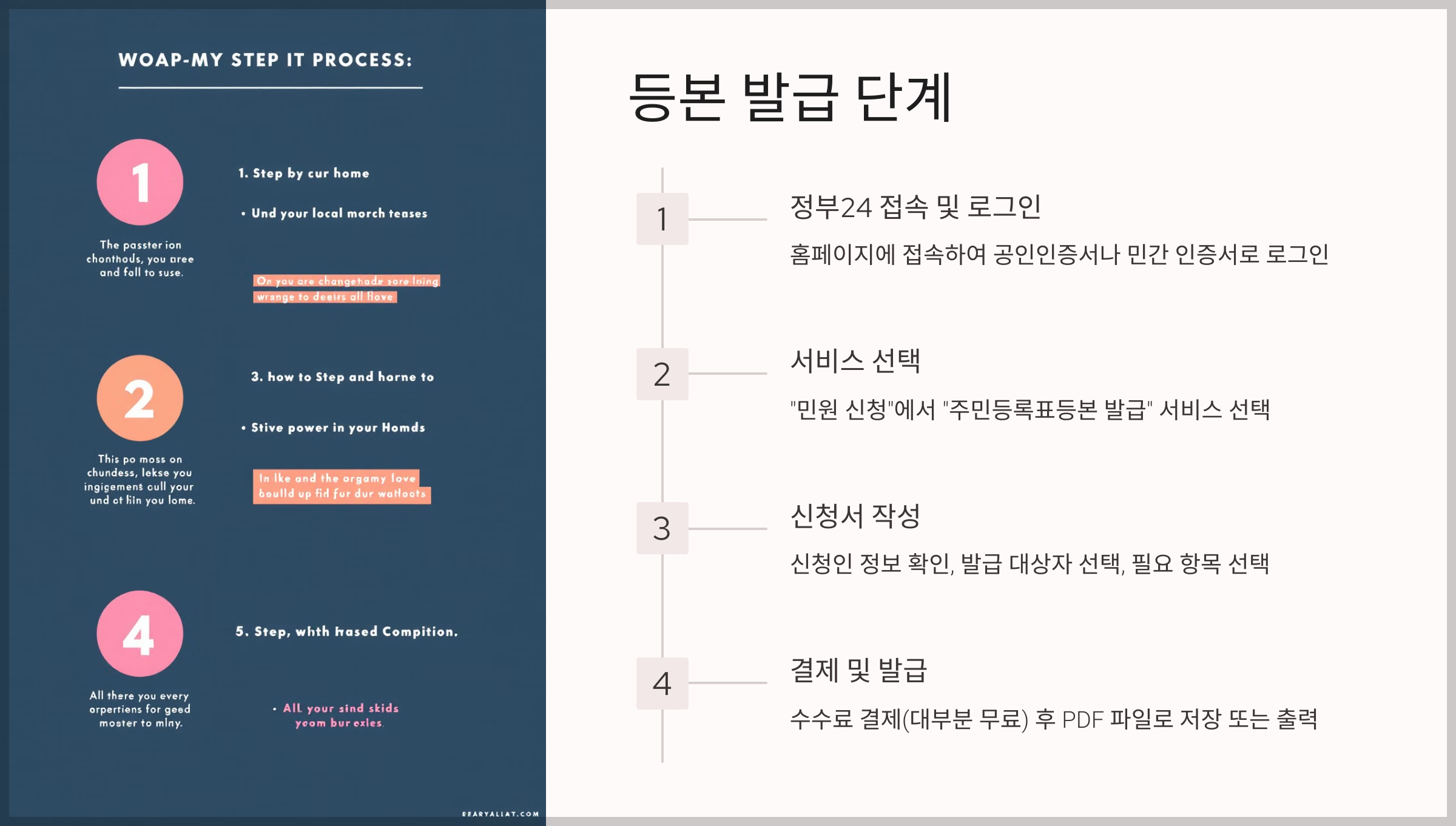 정부24에서 등본 발급