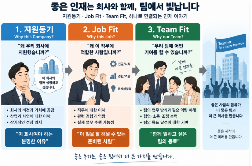 지원동기, 컬처핏에서 팀핏으로