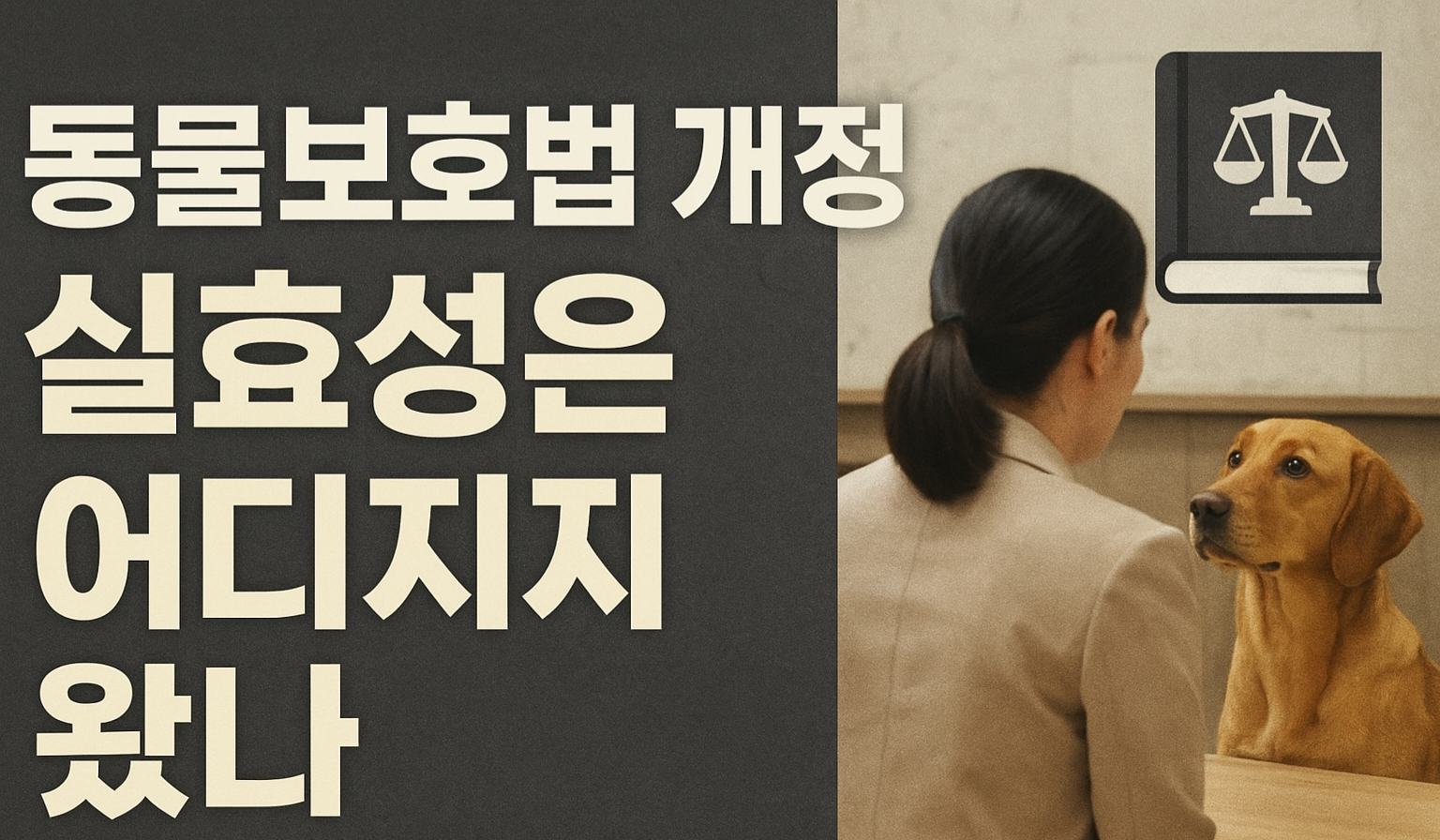 동물보호법 개정, 실효성은 어디까지 왔나